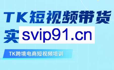 张瑞老师·东南亚TikTok短视频带货