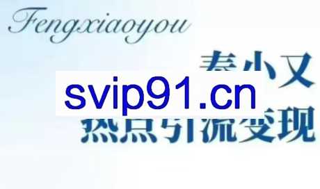 奉小友·热点引流变现训练营