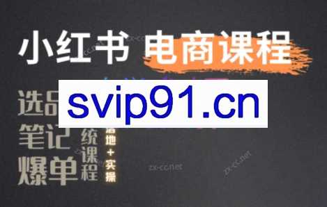 吴老师·小红书电商课程