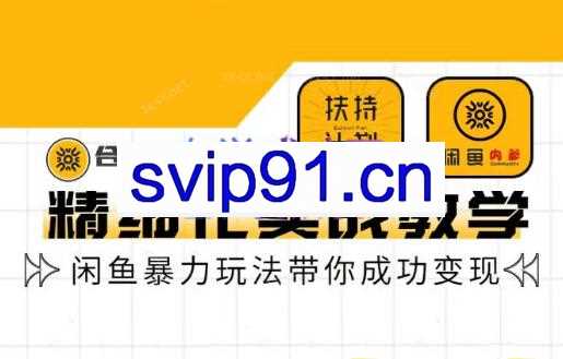 合众城品商学院·闲鱼精细化运营入门+高阶实战教学