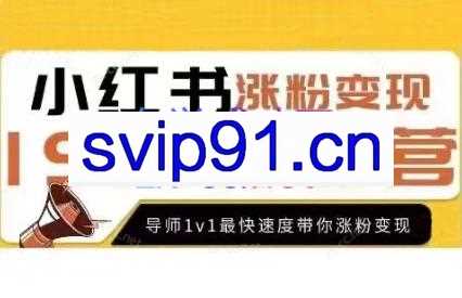艾敏·19天小红书涨粉变现特训营（第7期）