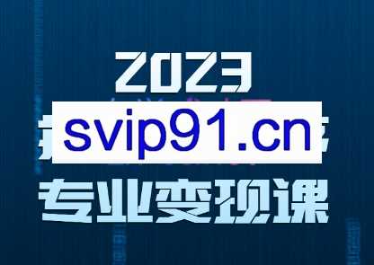 云老师·2023抖音小程序专业变现课，价值3980元