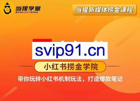 小红书捞金学院，副业涨粉变现计划，价值3698元