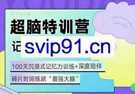 卢菲菲·菲常记忆超脑特训营34期，价值3480元
