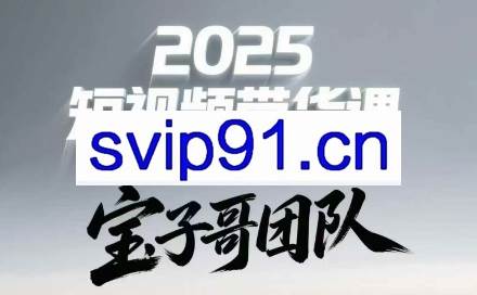 宝子哥头部团队短视频带货（更新9月）