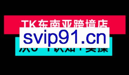 TikTok东南亚跨境从0-1认知实操课